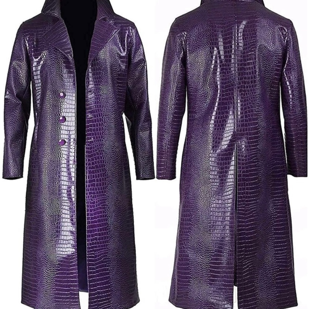 Suicide Squad Joker Men’s Large Trench Coat